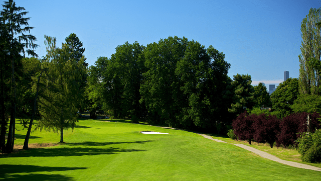 Hole 14 golf course view 