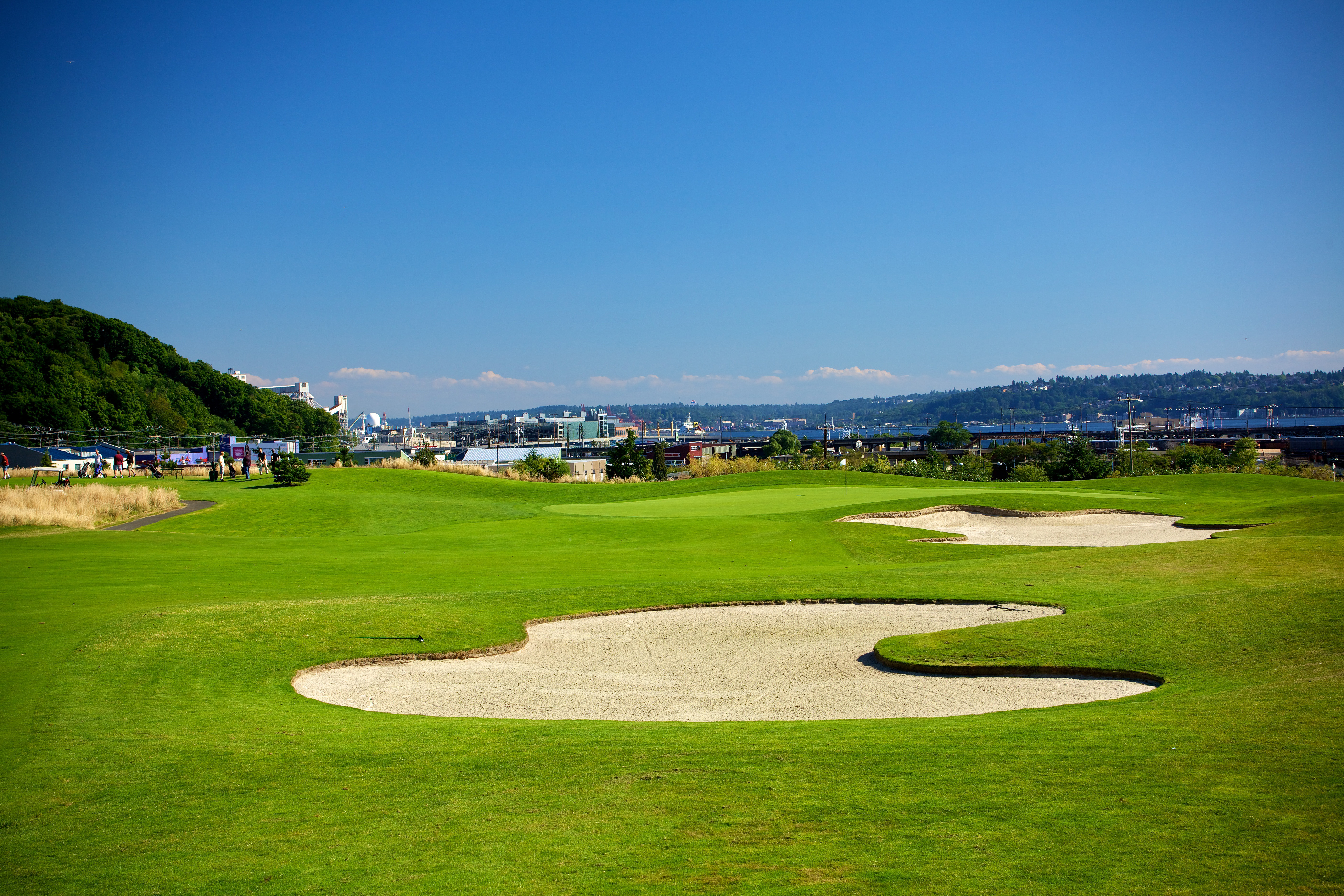 Hole 1 on golf course